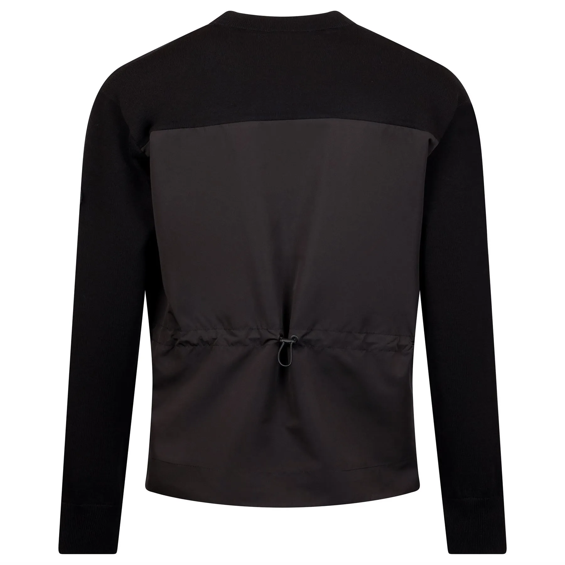 Womens LS Mix Sweater Black - AW24