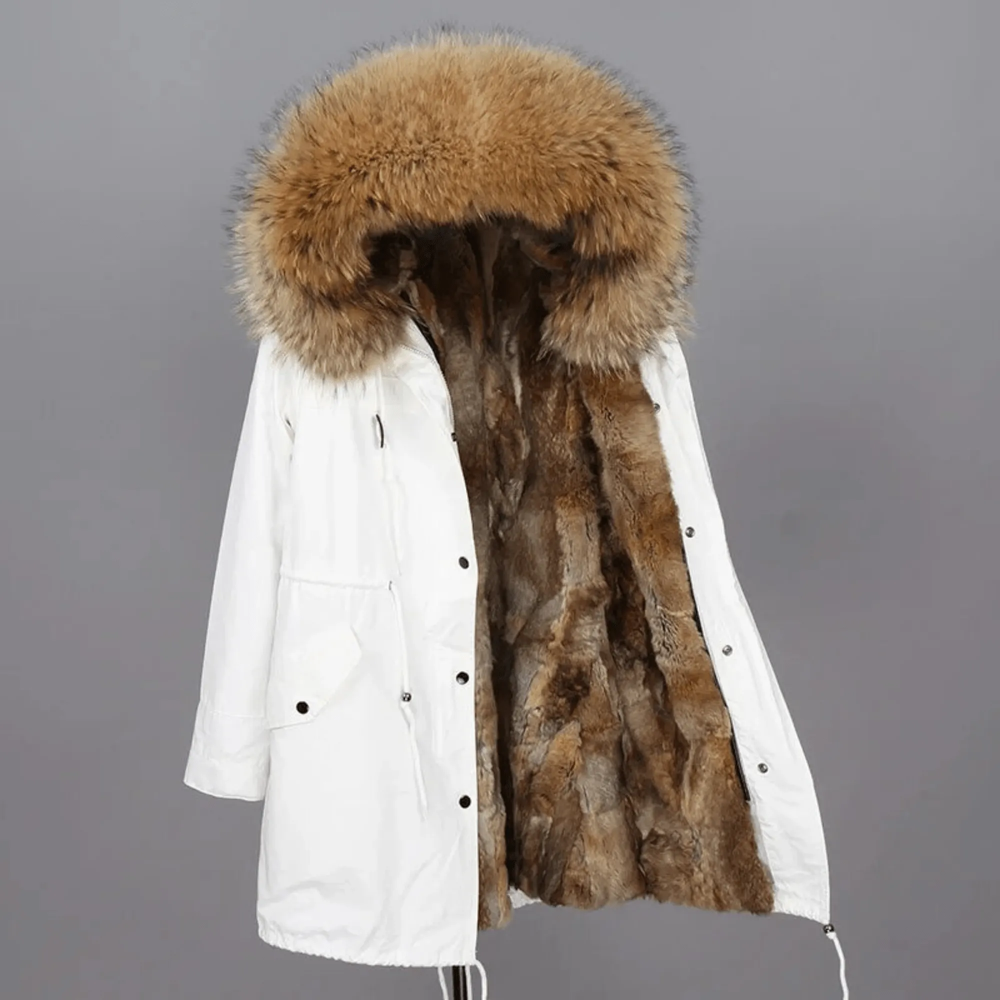 Women's Luxury Real Fur Waterproof Parka "Beta Style"