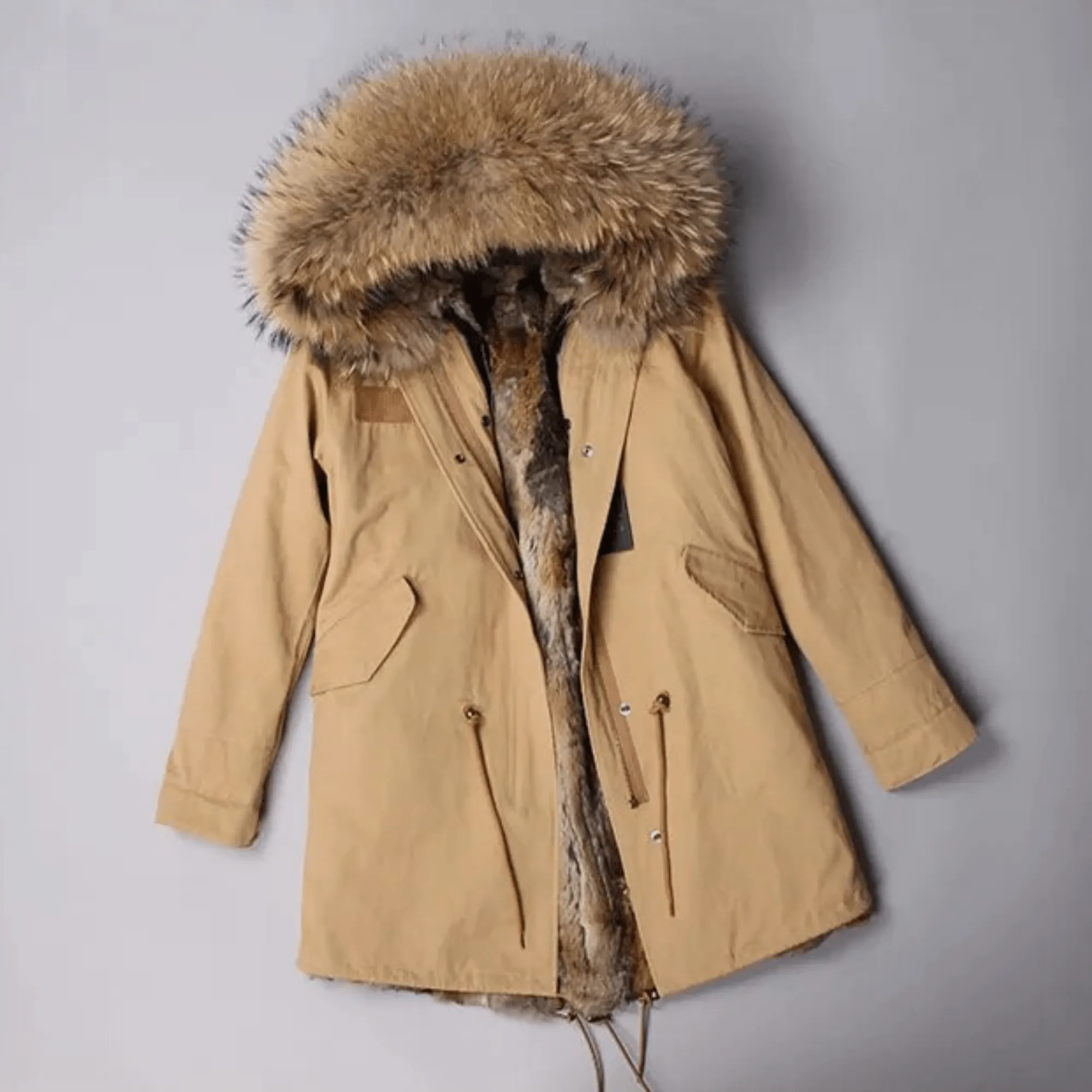 Women's Luxury Real Fur Waterproof Parka "Beta Style"