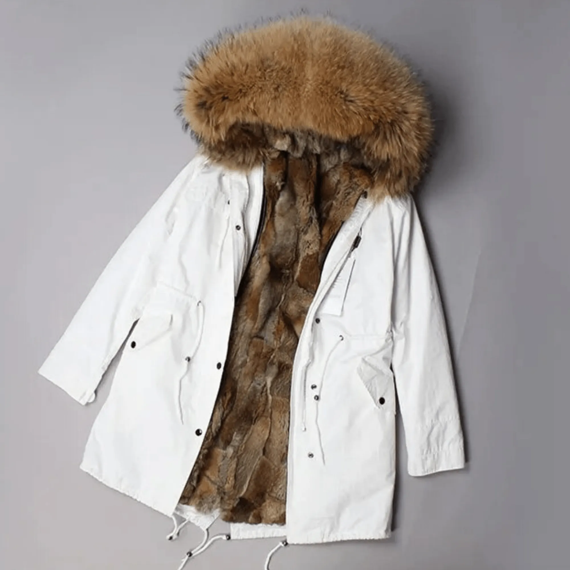 Women's Luxury Real Fur Waterproof Parka "Beta Style"