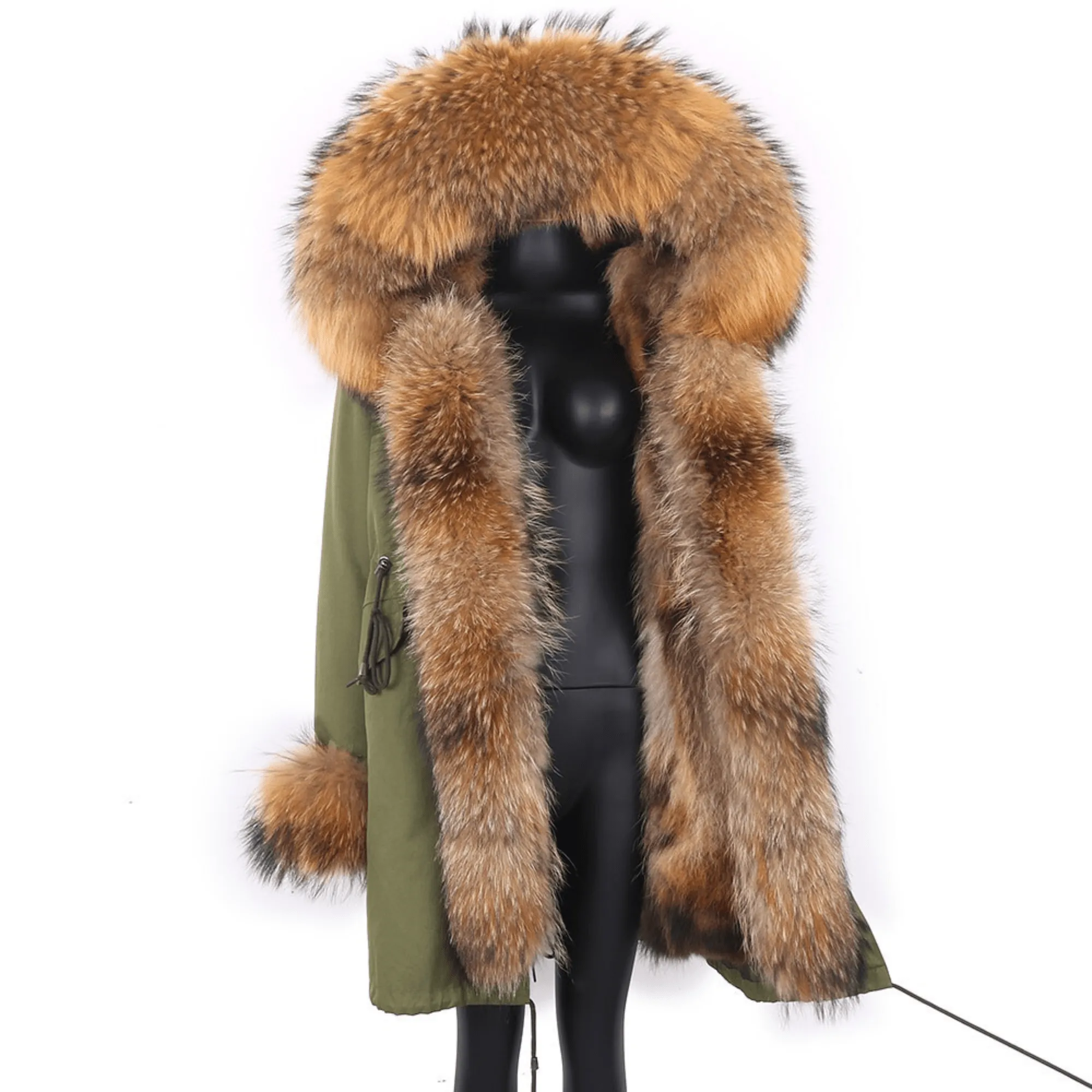 Women's Luxury Real Fur Waterproof Parka "Full Fur Alpha Style"