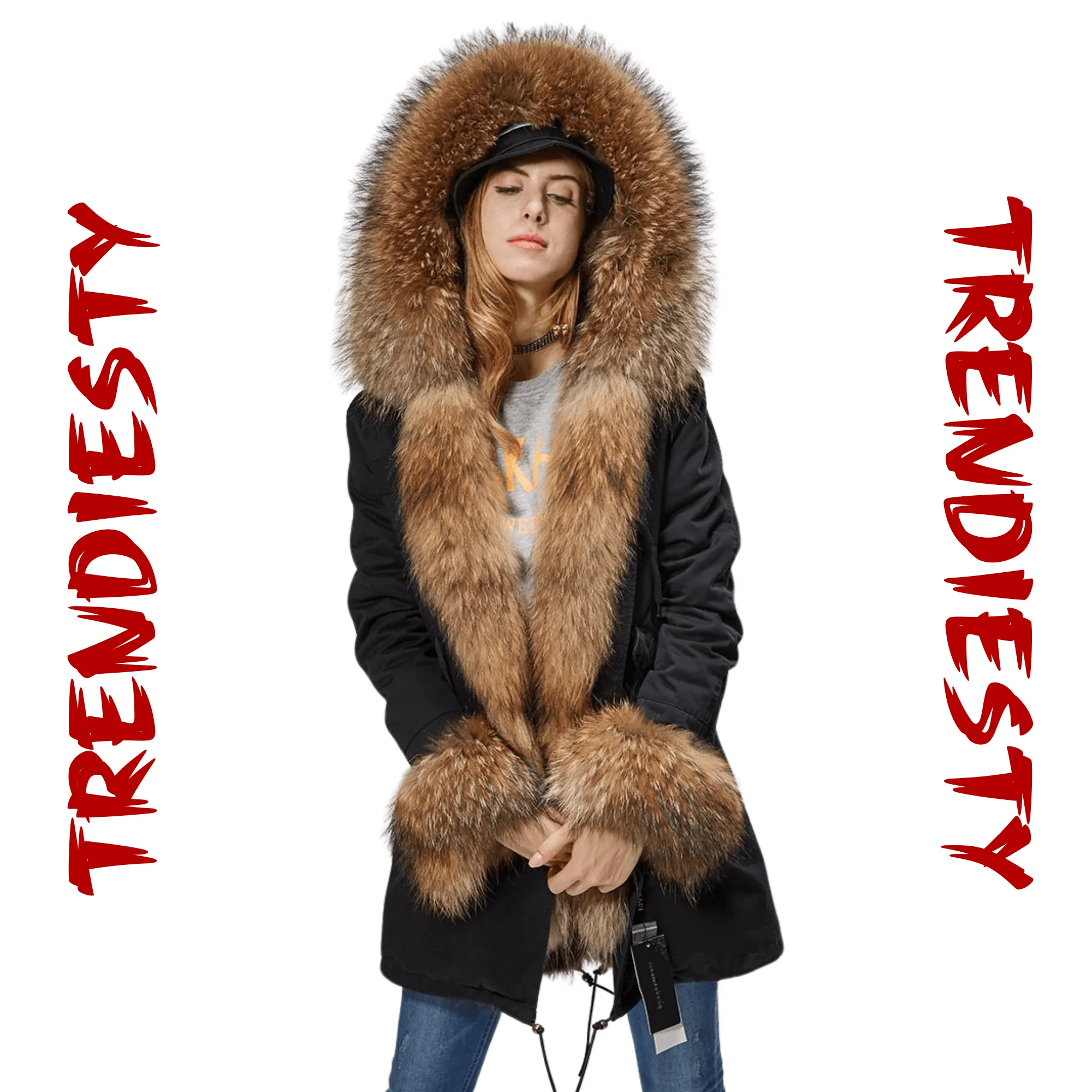 Women's Luxury Real Fur Waterproof Parka "Full Fur Alpha Style"