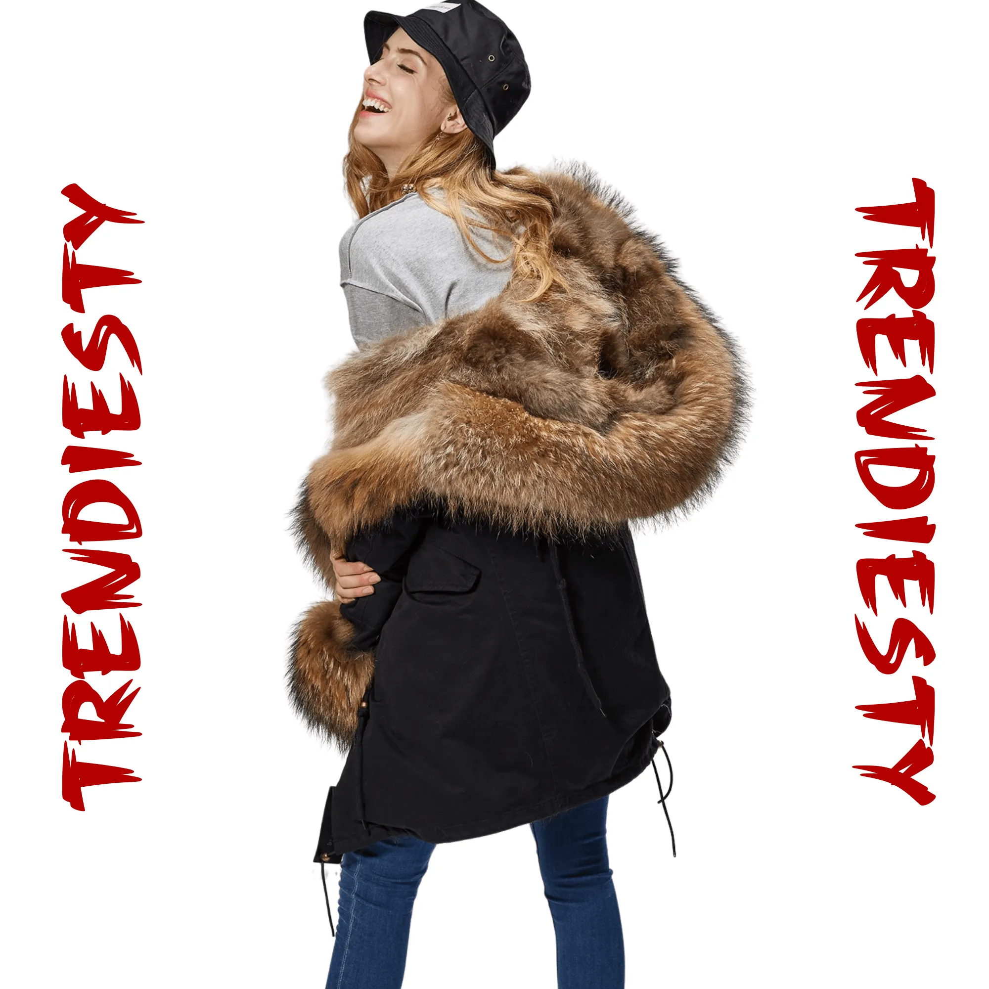 Women's Luxury Real Fur Waterproof Parka "Full Fur Alpha Style"