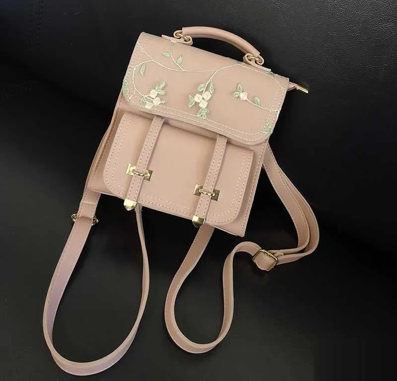 Women's Mini Floral Purse Backpack