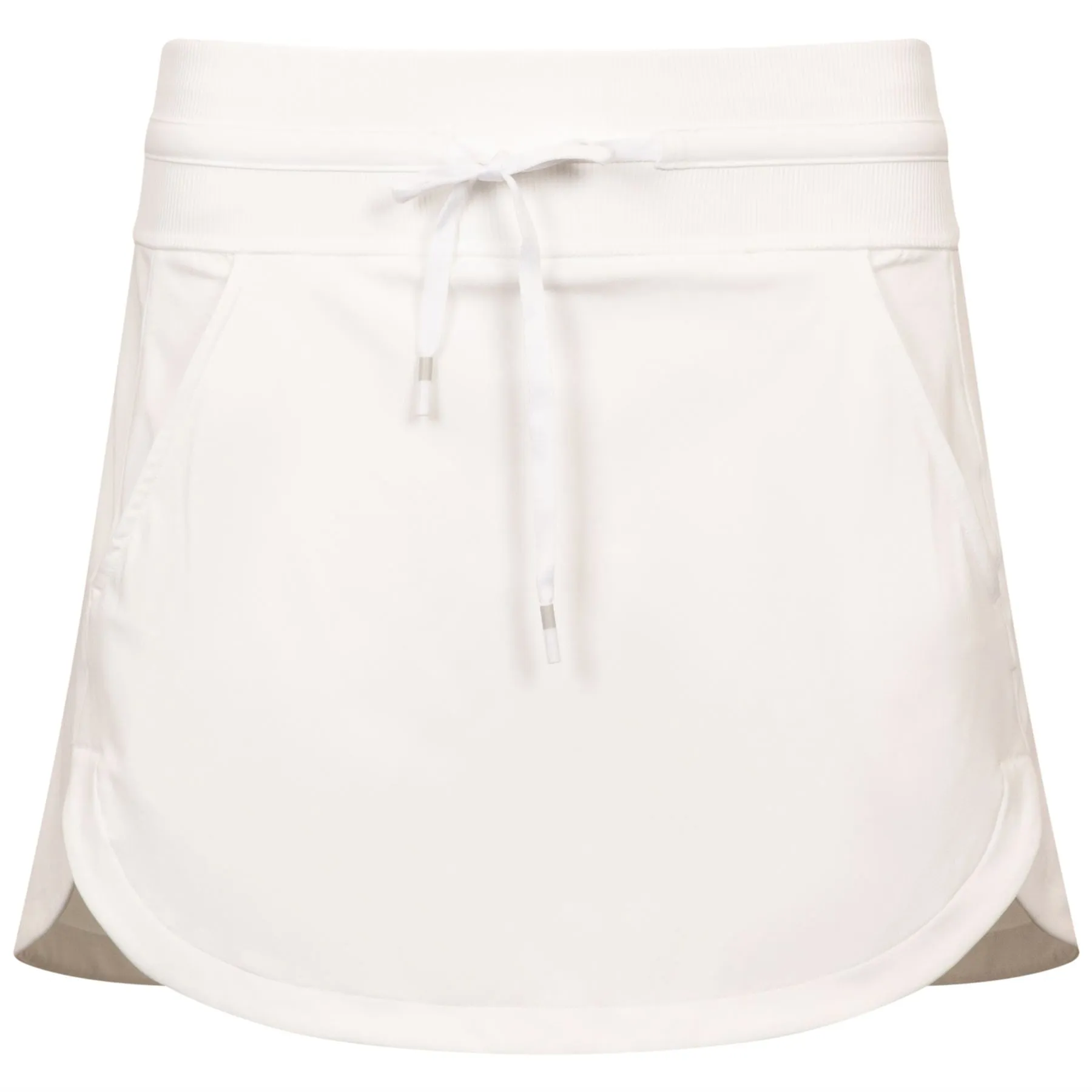 Womens Moveknit Tie Skort White - AW24