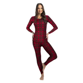 Women's Plaid Series Thermal Set