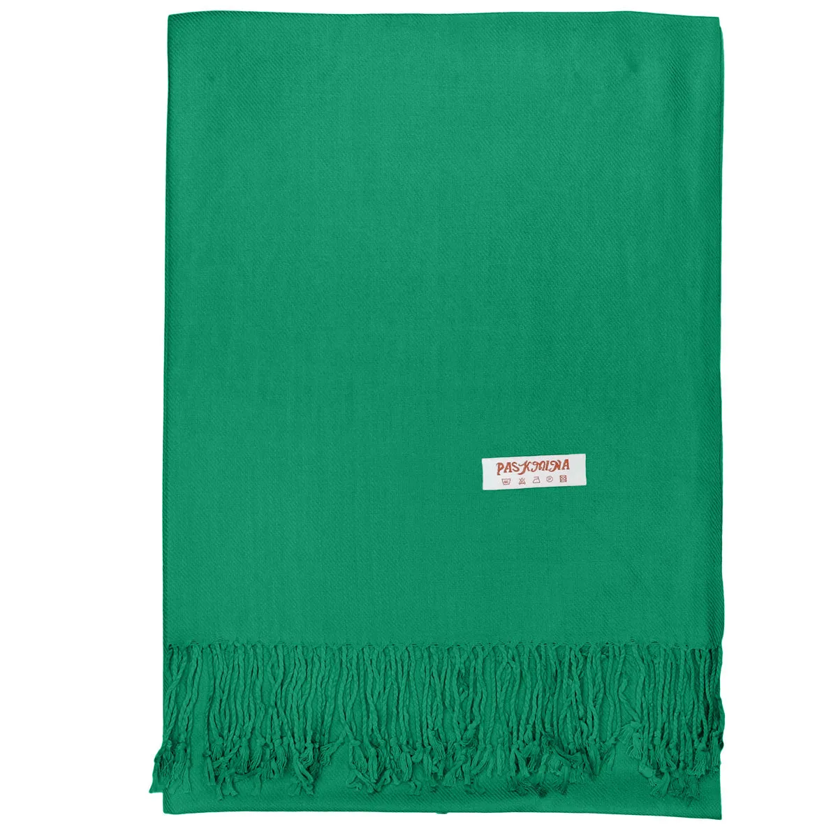 Women's Soft Solid Color Pashmina Shawl Wrap Scarf - Irish Green