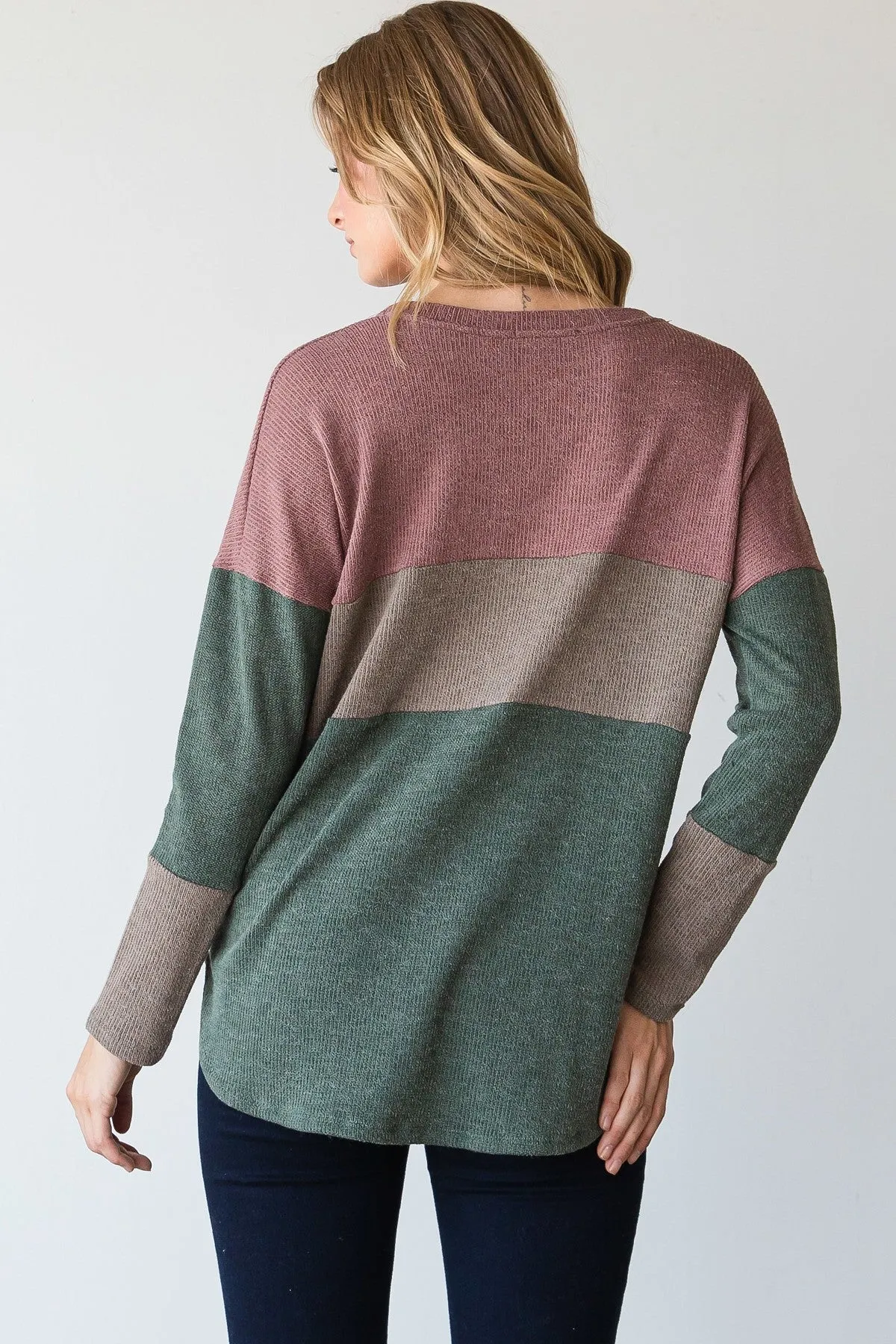 Women's Stylish Colorblock Top