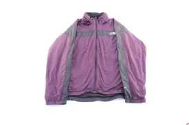 Women's The North Face Logo Black & Purple Jacket