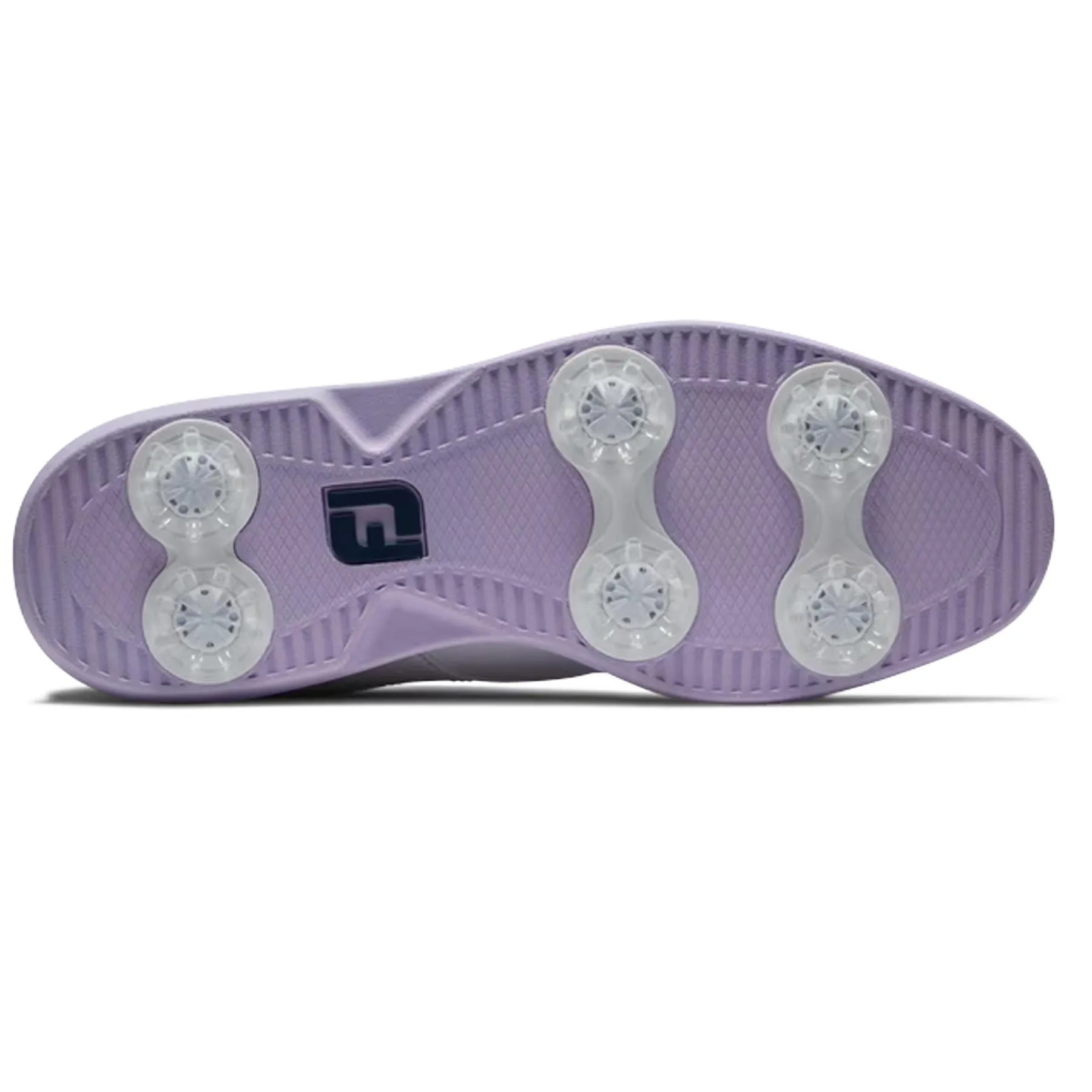 Womens Traditions Golf Shoes White/Navy/Purple - AW24