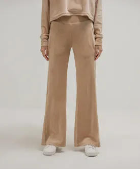 Women's Velour Flare Pants