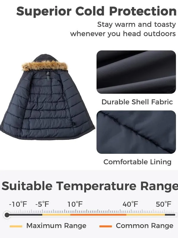 Women's Waterproof Winter Jackets Warm Puffer Coats Renewable Fabric