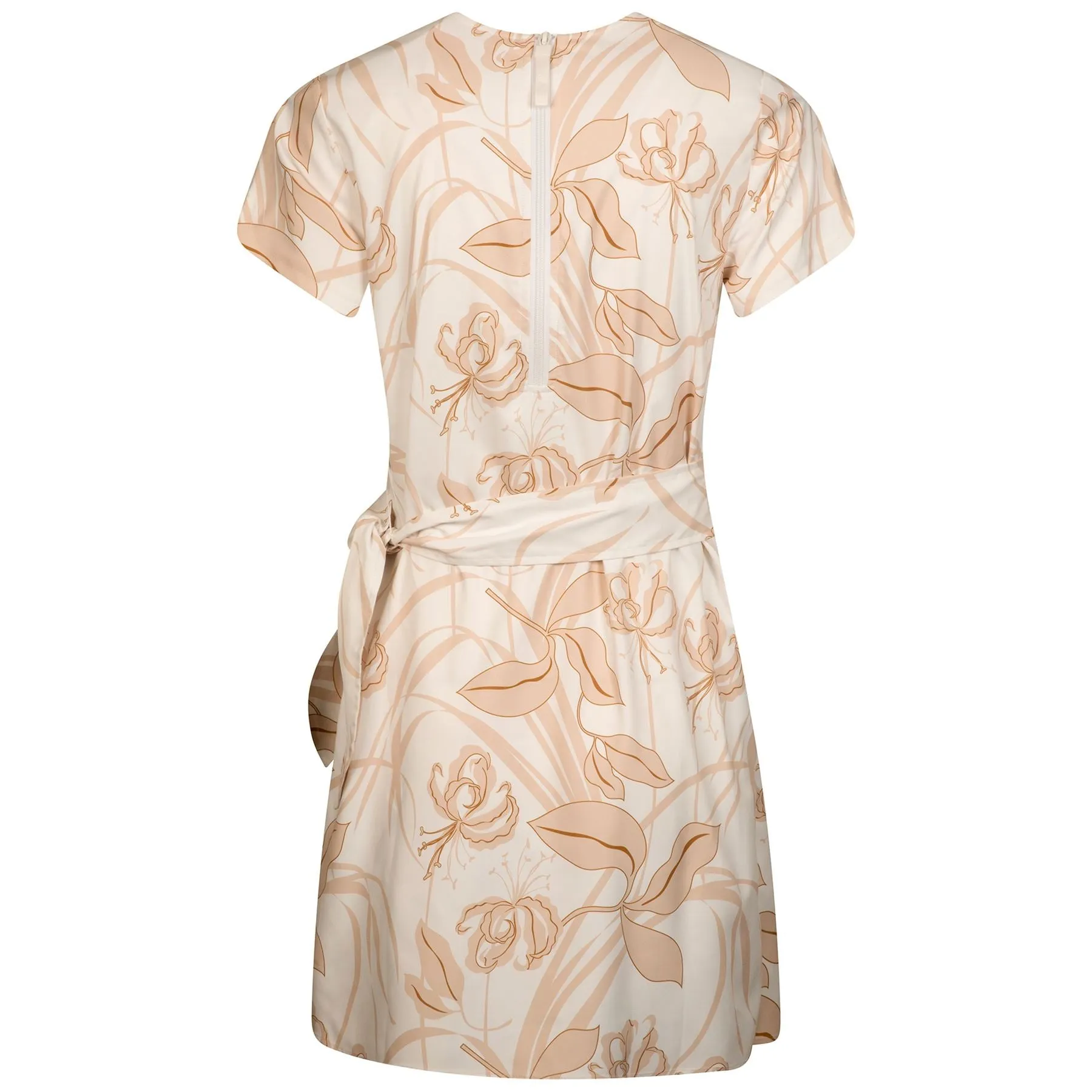 Womens Wrap Dress Desert Willow/Bisque - SS24