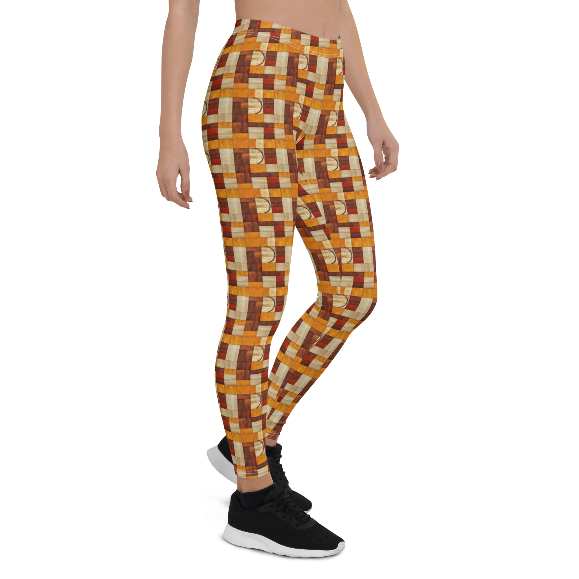 Wooden Patch Leggings