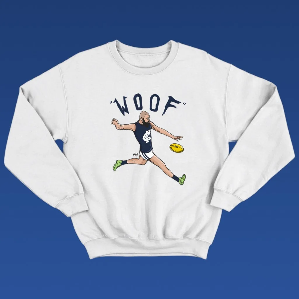 ‘WOOF’ SAAD: JUMPER - LARGE FRONT PRINT