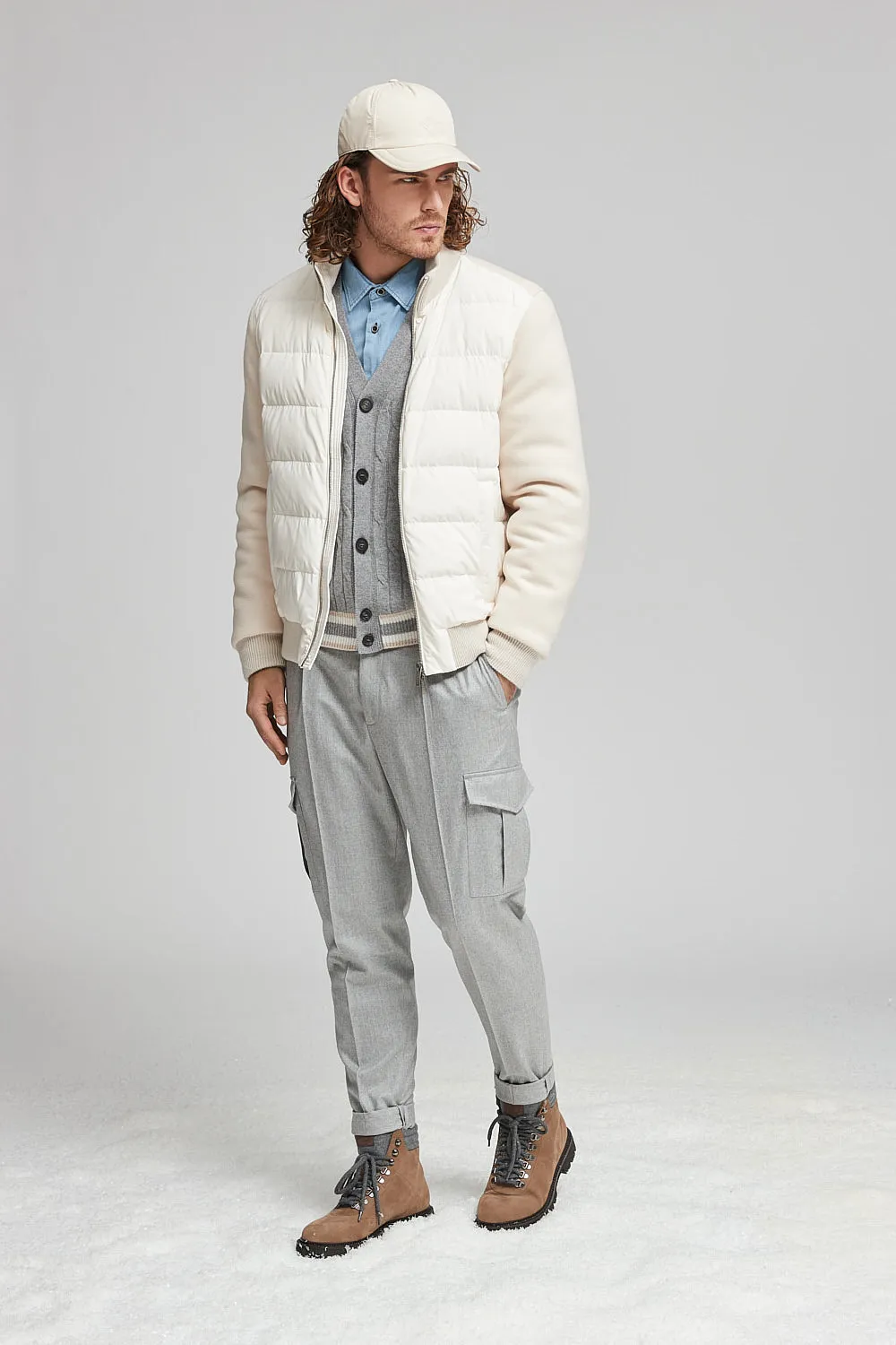 Wool and cashmere cardigan