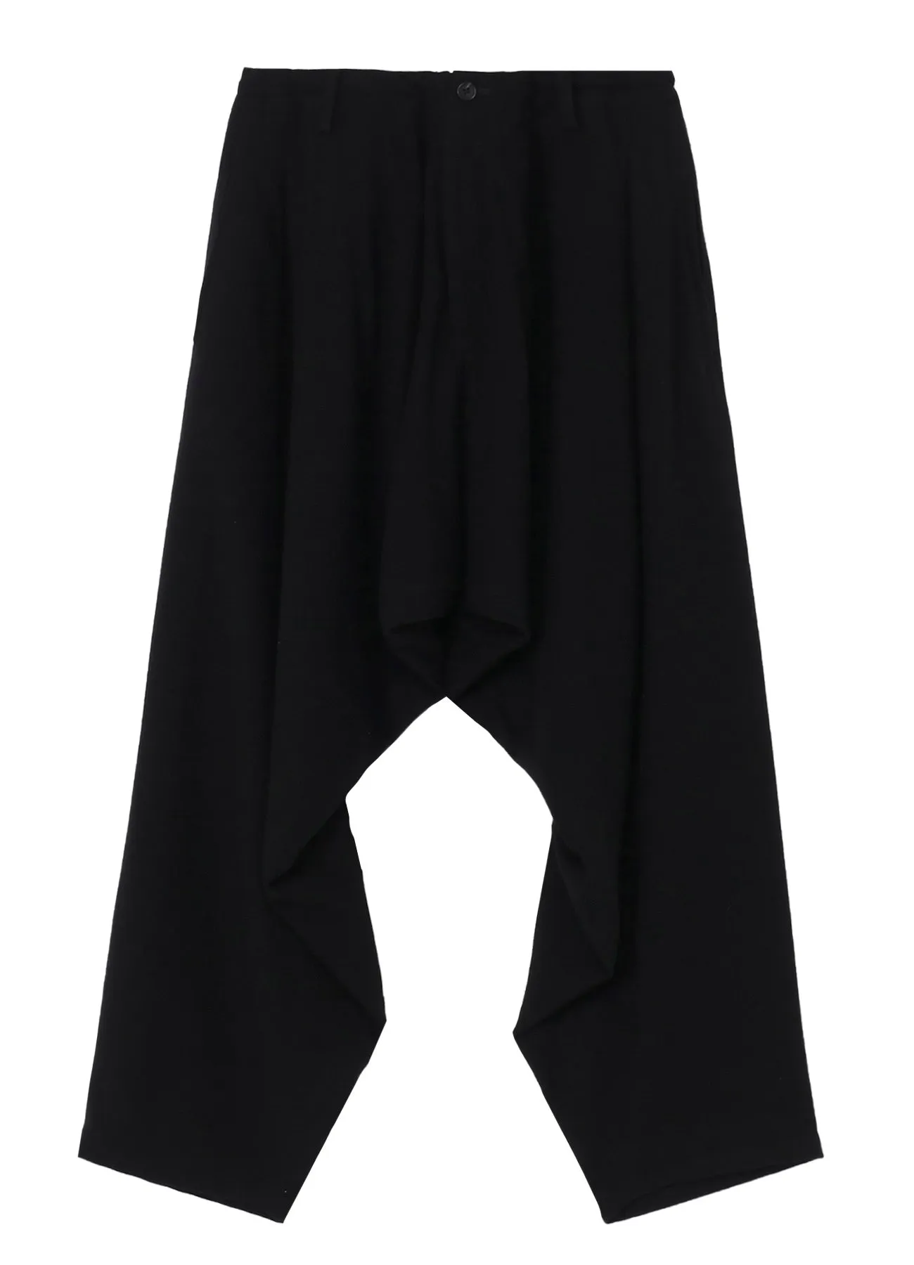 WOOL FLANNEL DRAPE PANTS