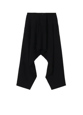 WOOL FLANNEL DRAPE PANTS