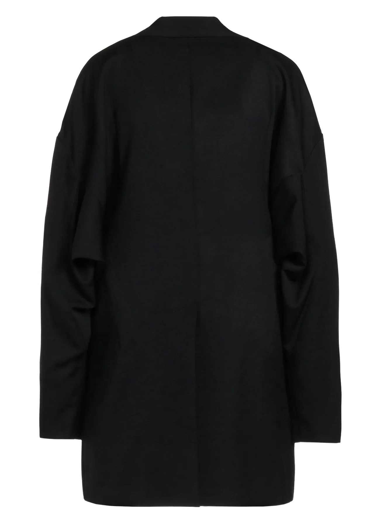 WOOL GABARDINE WIDE SHOULDER JACKET