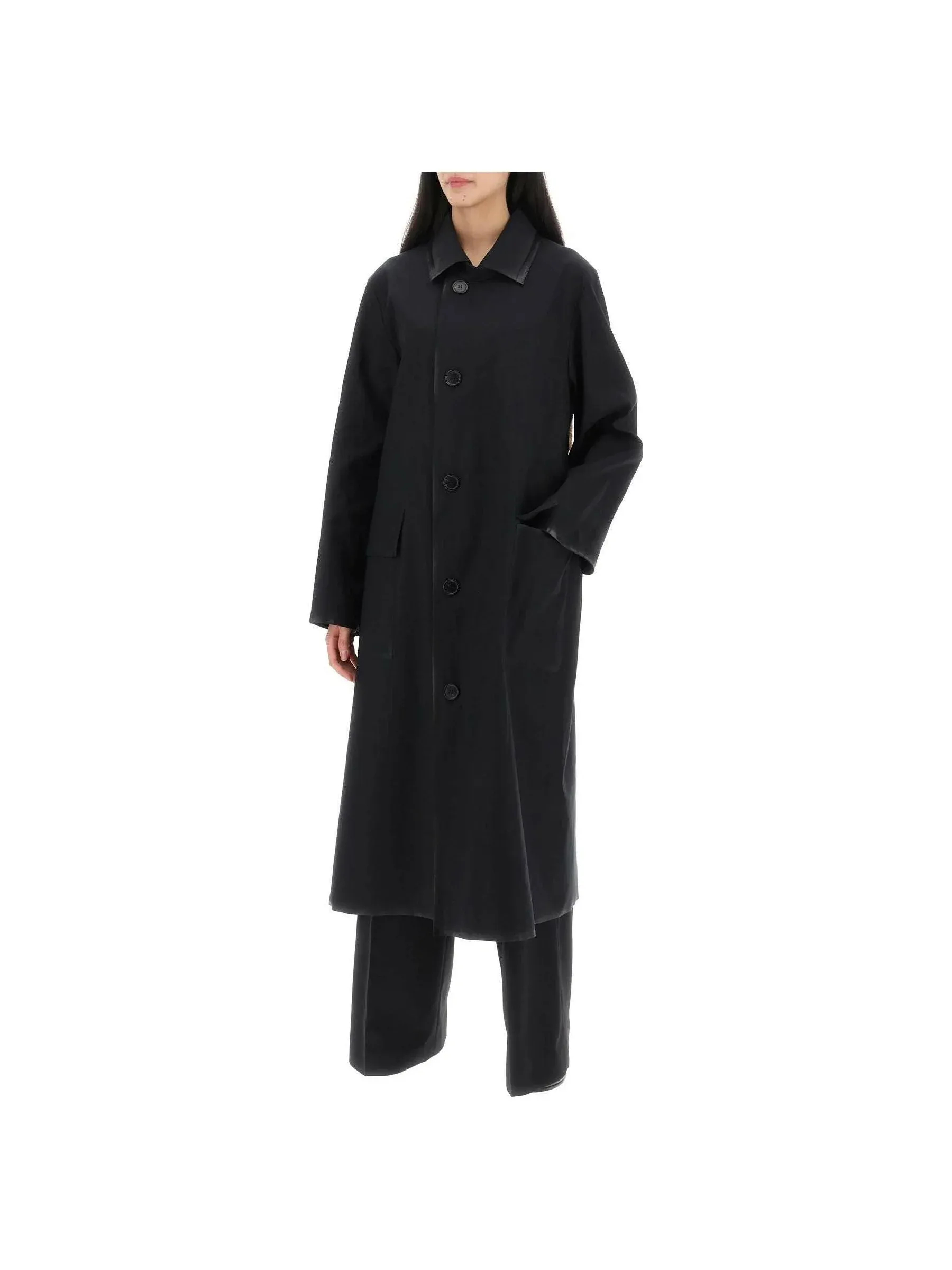 Wool Long Overcoat