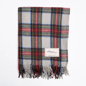 Wool Tartan Blanket - 60'' x 70'' - Stewart Dress