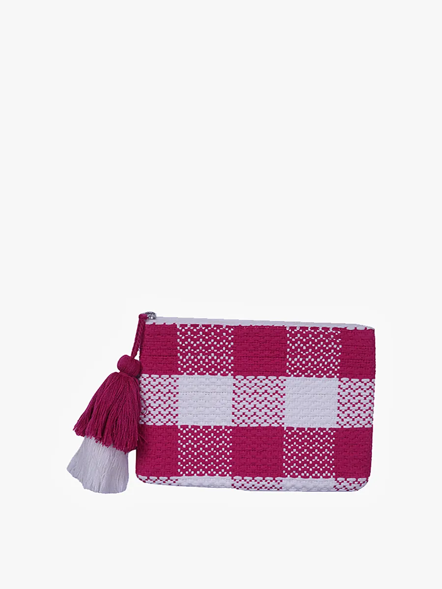 Woven Envelope Bag w/Tassel