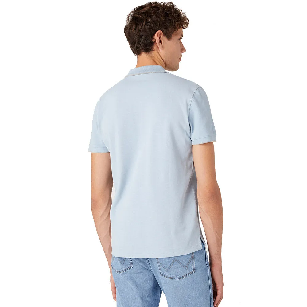 Wrangler Refined Polo - Blue Fog