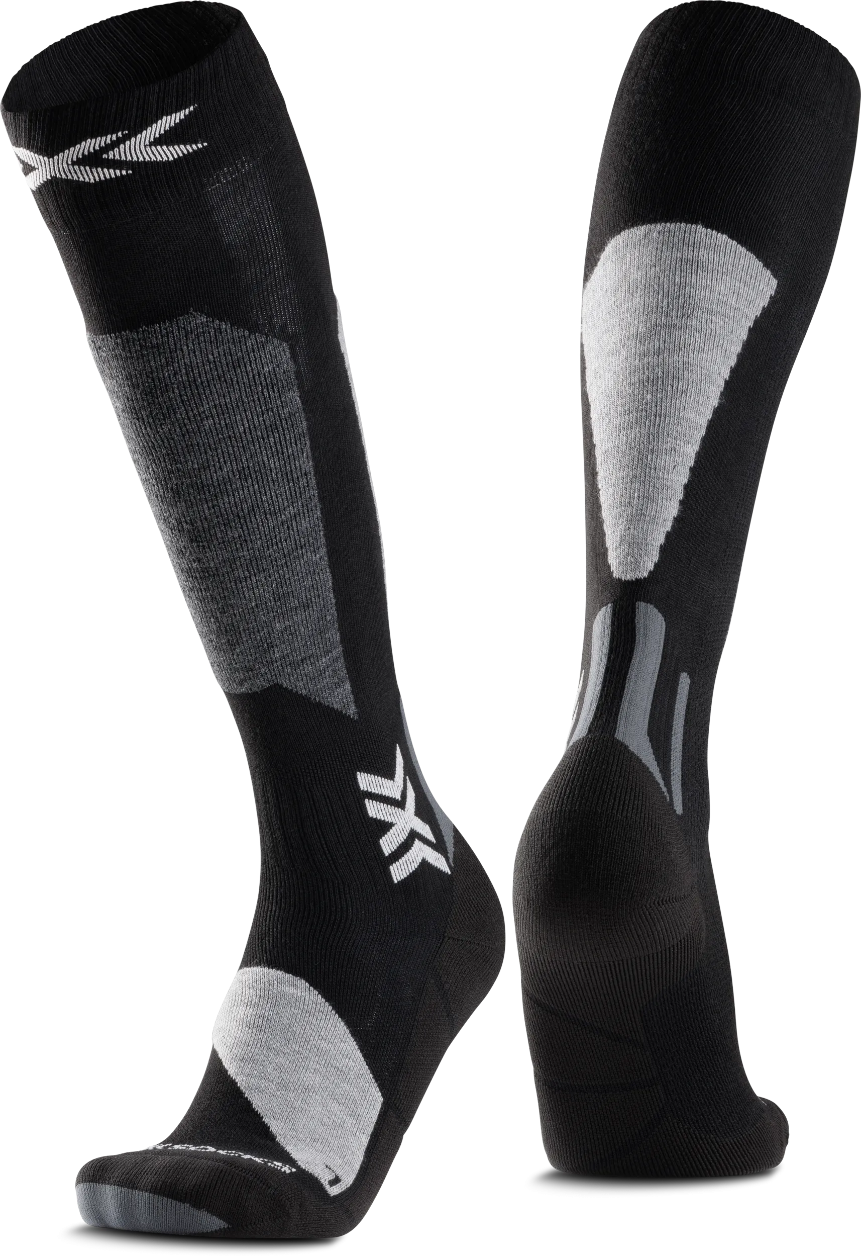 X-SOCKS Over The Calf B121 X BLACK/LIGHT GREY