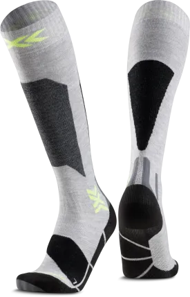 X-SOCKS Over The Calf G741 RHINO GREY/CANARY