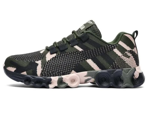 xiangtuibao   new Camouflage Fashion Sneakers Women Breathable Casual Shoes Men Army Green Trainers Plus Size 34-44 Lover Shoes