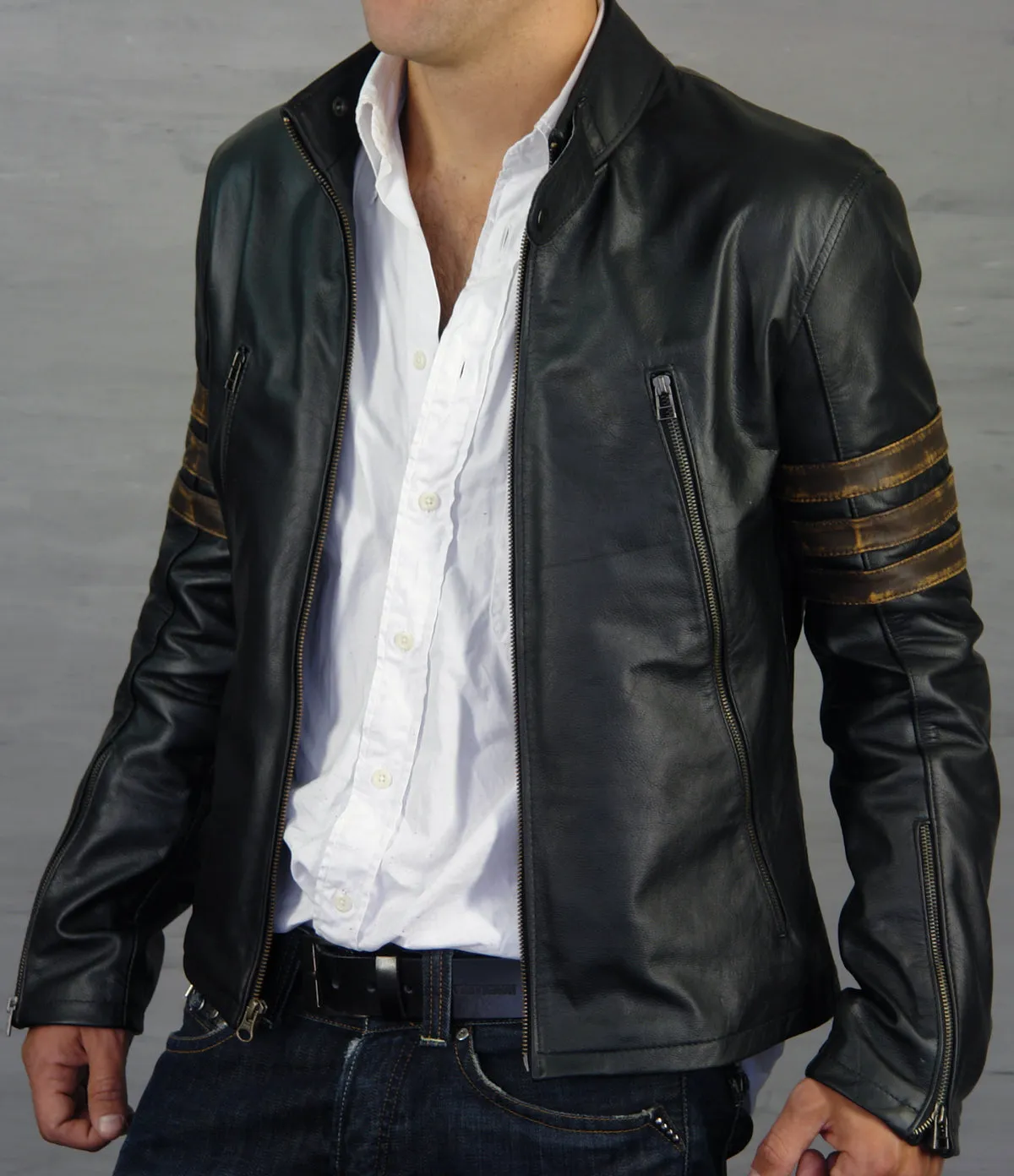 XMEN ORIGINS Leather Jacket Black Edition