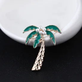 XSB001 - Coconut Tree Saree Brooch