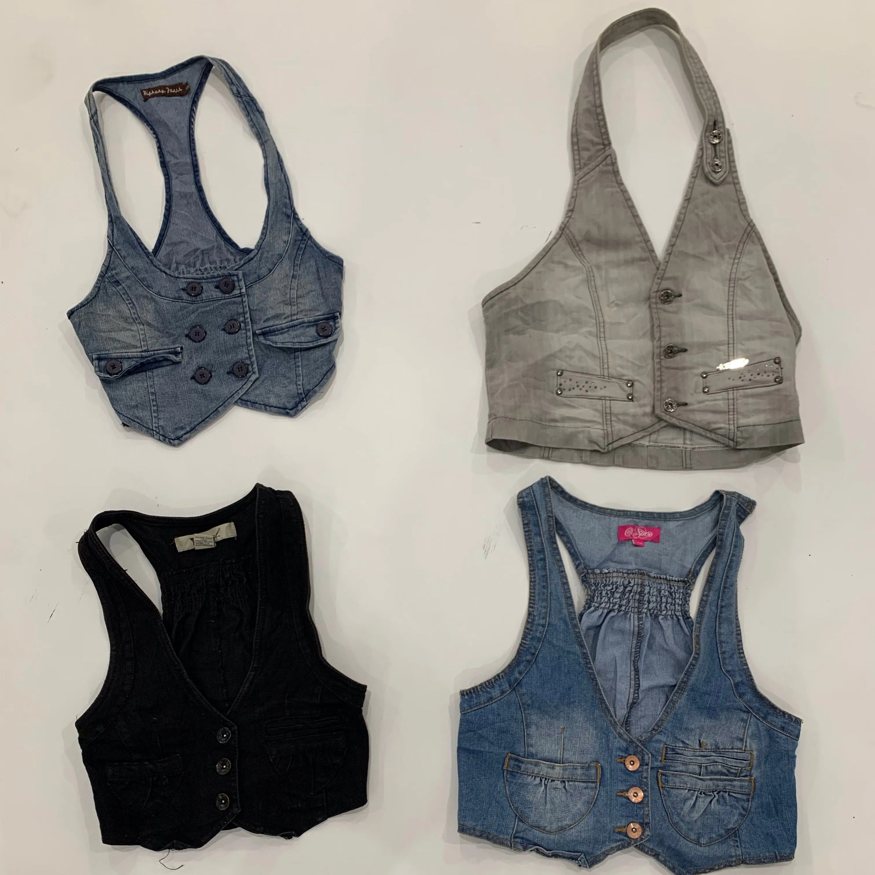 Y2K Britney Era Denim Vests (DR - 003)