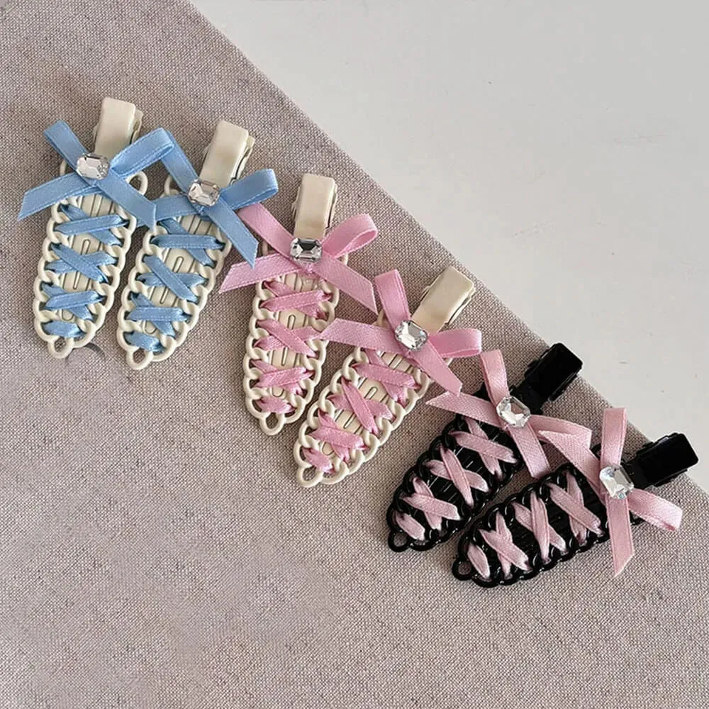 Y2K Ribbon Bow Hair Clip