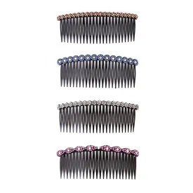 Yellow Chimes Comb Pin for Women Hair Accessories for Women Western Comb Clips for Hair for Women Set of 4 Pcs Juda Pin Hair Pins for Women Side Pin/Comb Pin/Juda pin Accessories for Women