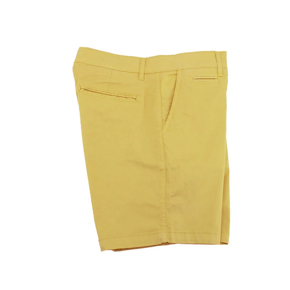 Yellow Chino Shorts