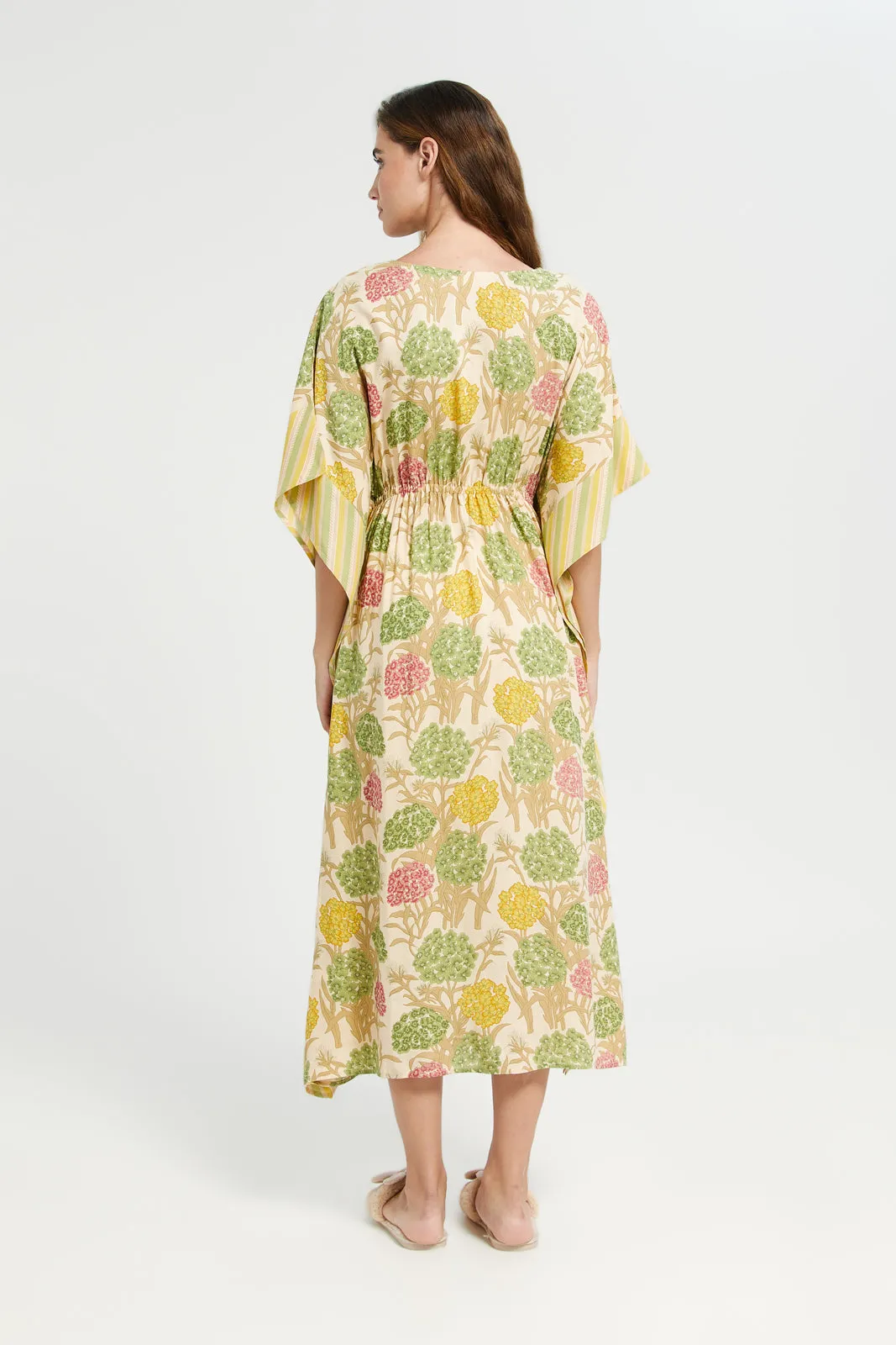 Yellow Kaftan Nightgown