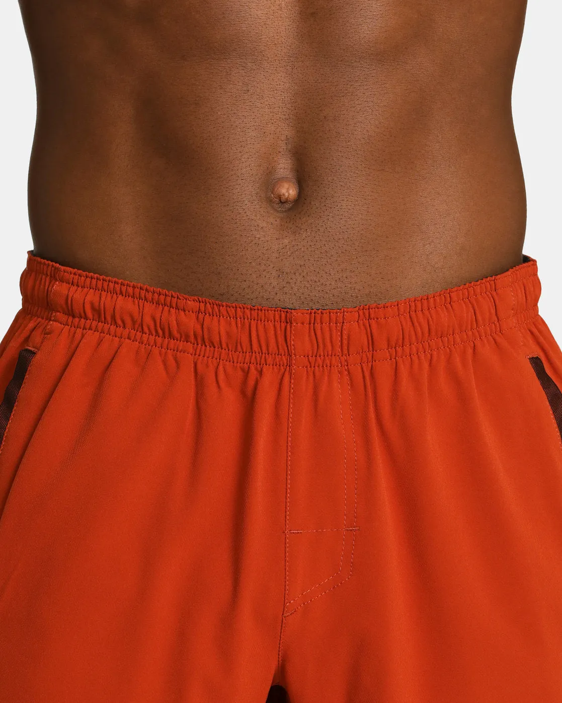 Yogger Stretch 17" Athletic Shorts - Brick Red