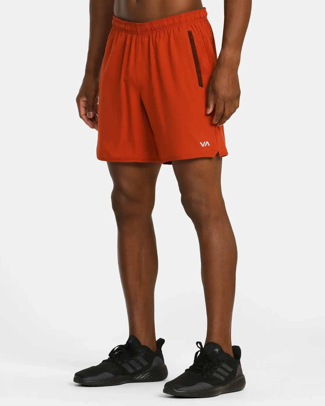 Yogger Stretch 17" Athletic Shorts - Brick Red