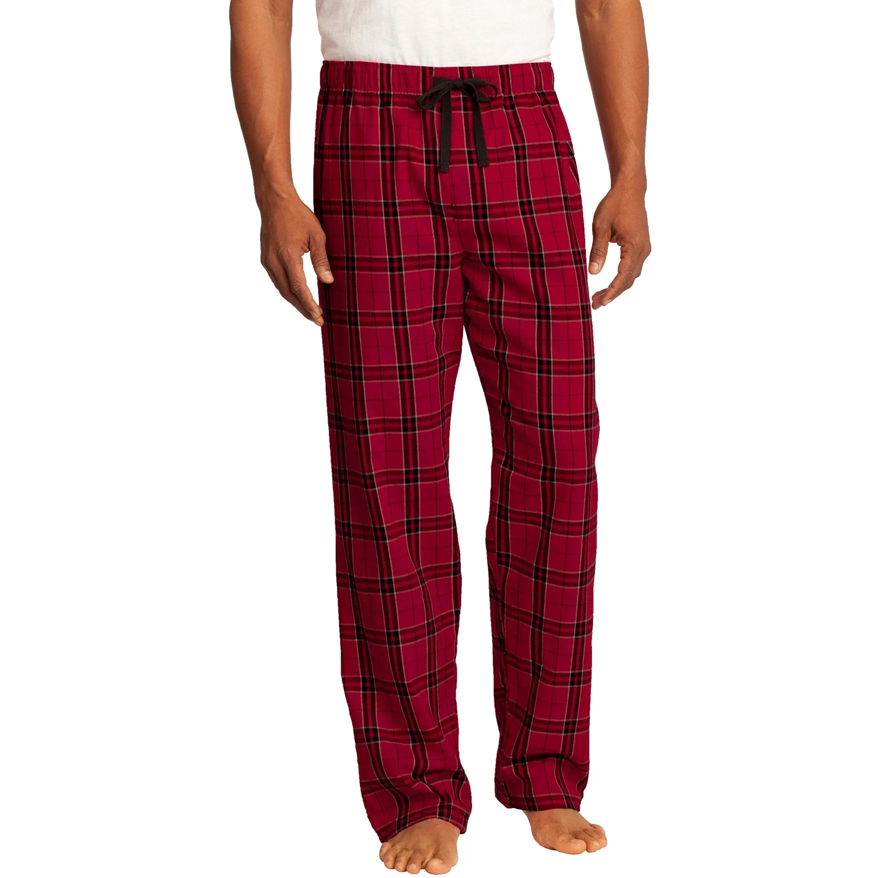 Young Men’s Flannel Plaid Sleepwear Pajamas