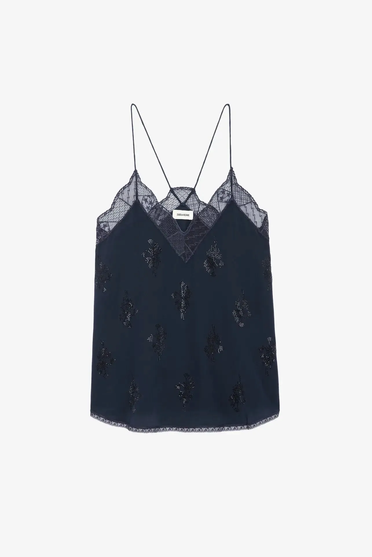 Zadig & Voltaire - Christy Diamanté Silk Camisole