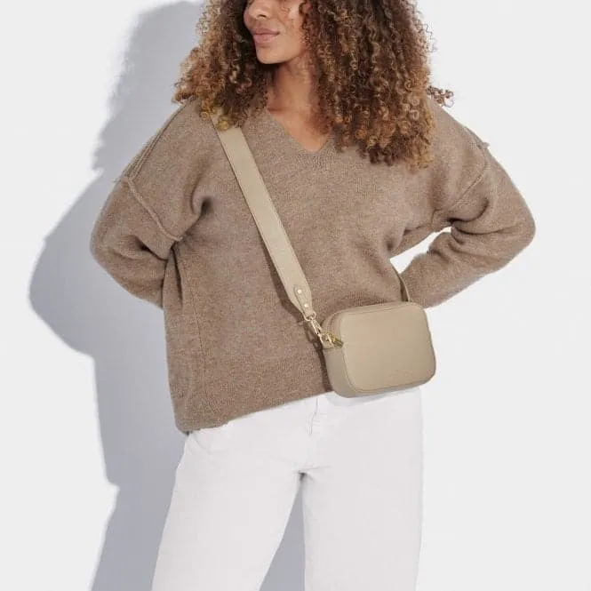 Zana Mini Light Taupe Crossbody Bag KLB3247