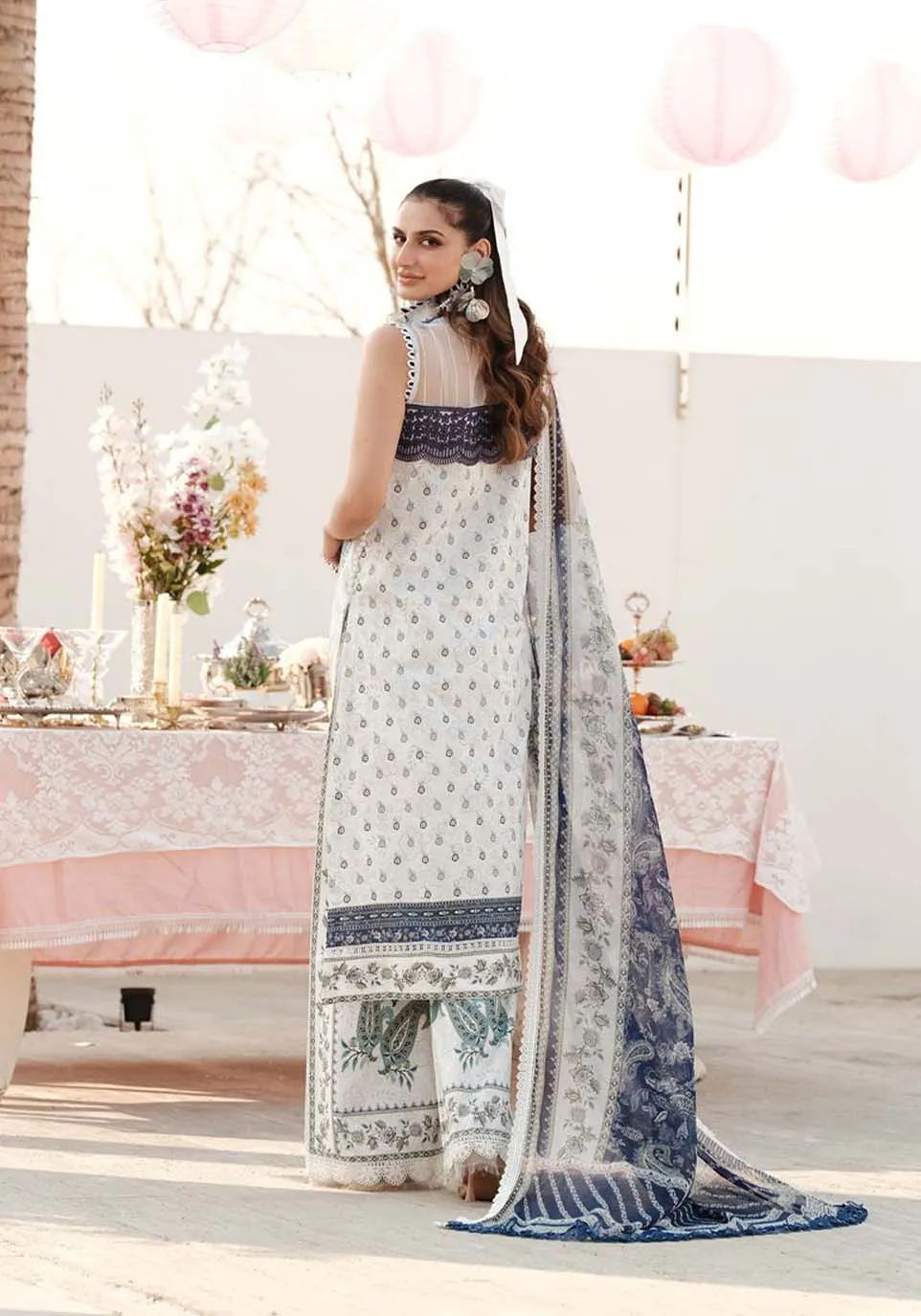 Zarqash Luxe Eid Lawn Collection 2024 – ZQ 10