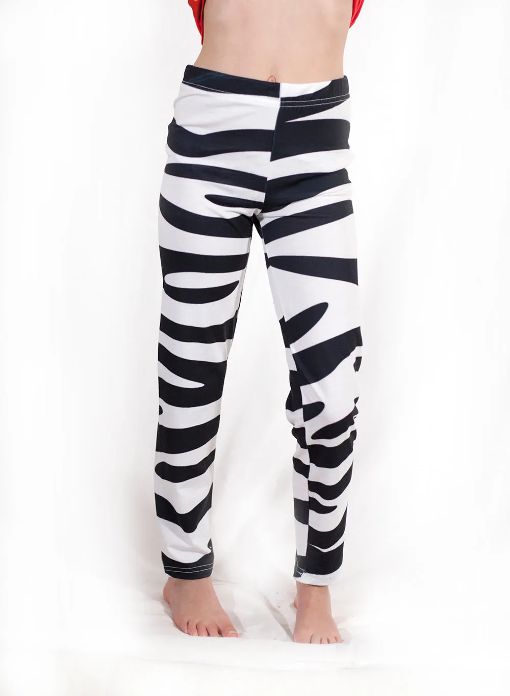 Zebra Leap printed leggings