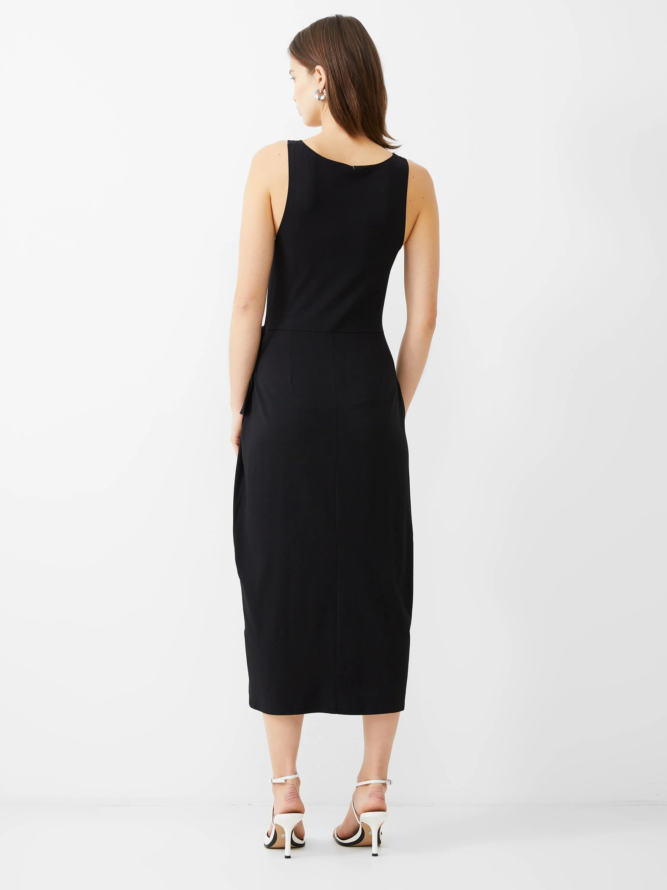 Zena Jersey Wrap Midi Dress