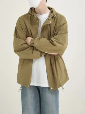 Zhou Spring Windbreaker Hooded Jacket