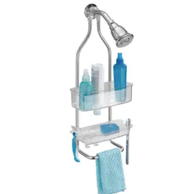 Zia Stainless and Plastic Shower Caddy - Clear