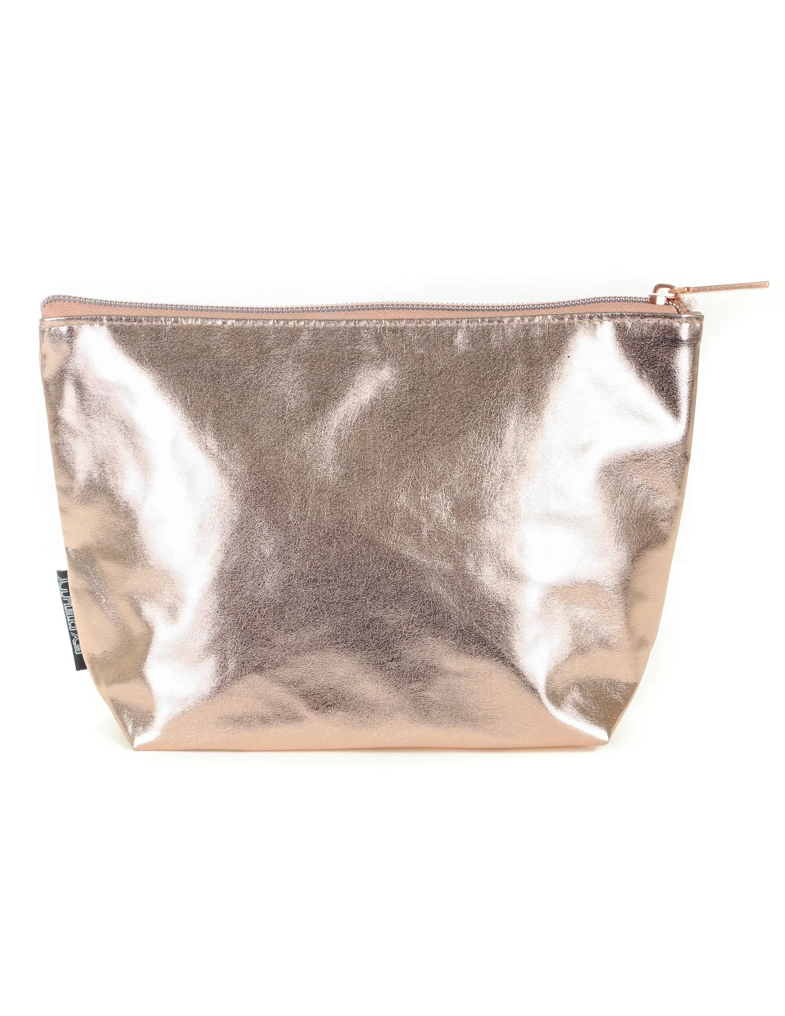 Zip Pouch| METALLIC Rose Gold