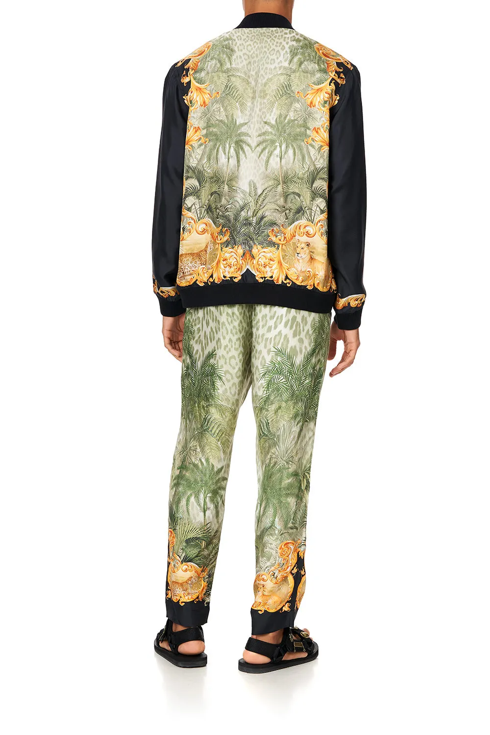 ZIP THROUGH BOMBER JACKET PALAZZO OF PALMS