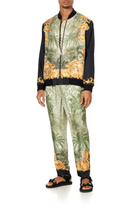 ZIP THROUGH BOMBER JACKET PALAZZO OF PALMS